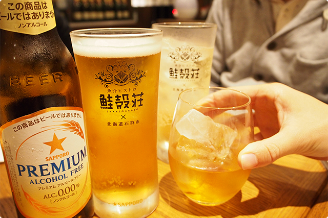 ちなみに今日は平日なので、ノンアルコールビール!