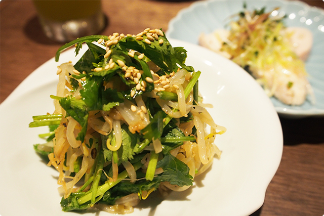 Sprouts with coriander!