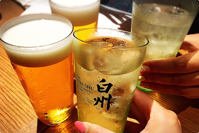 さて、乾杯。