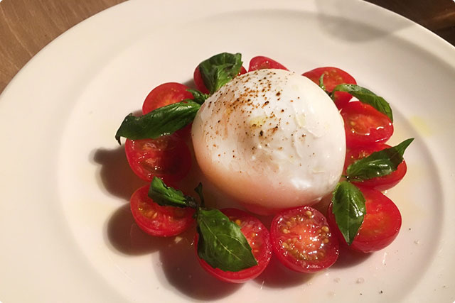 DOP certified water buffalo Mozzarella cheese Caprese