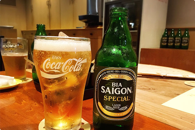 『サイゴンスペシャルビール』￥600