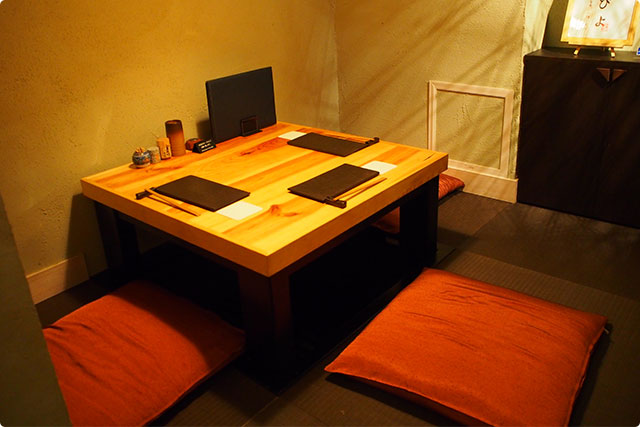 Private rooms with Tatami