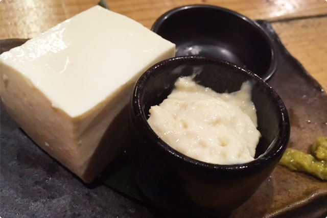 『大桃さん家の日本一おいしい豆腐』＆『濃厚なゆばのお刺身』
